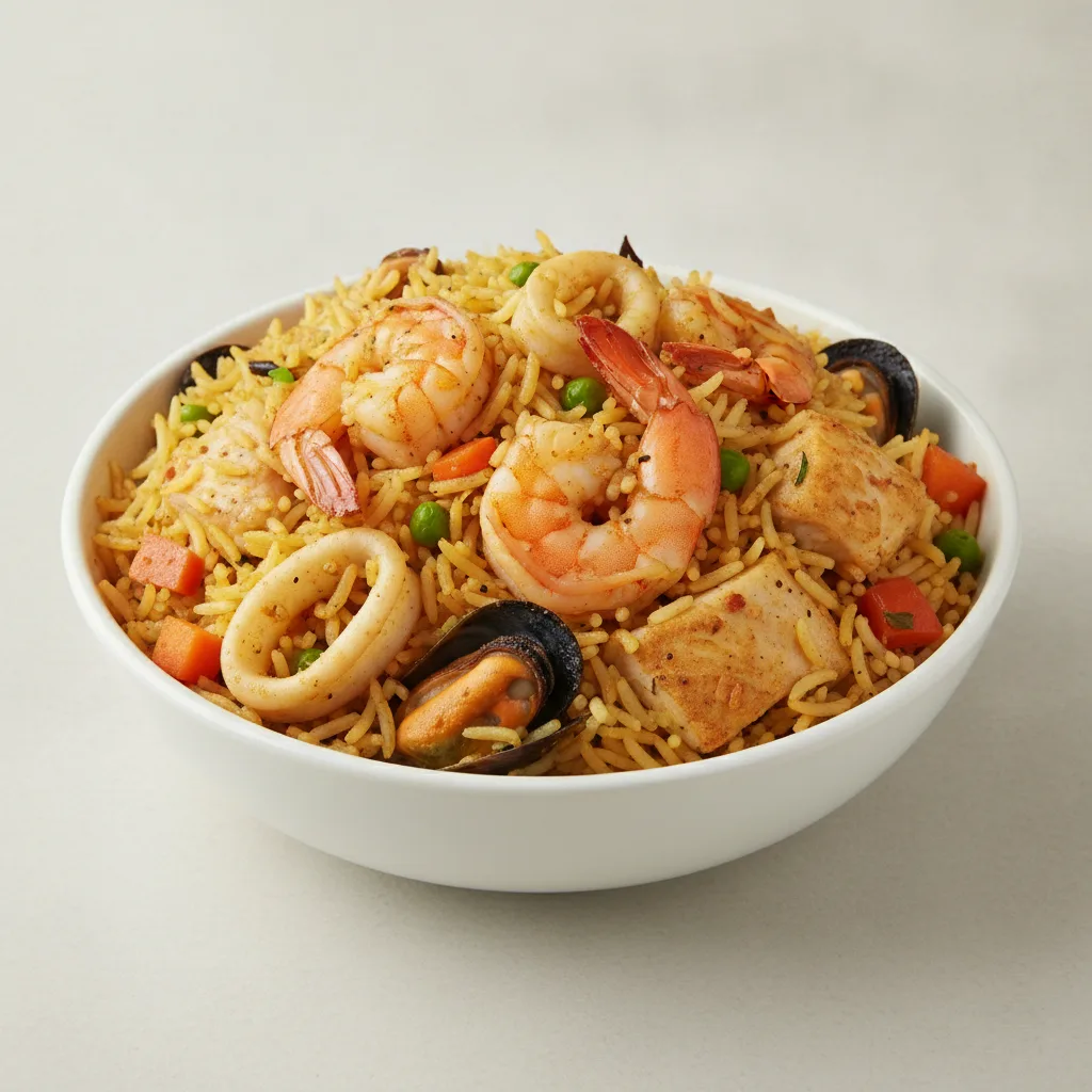Mixed Seafood Biryani Mixed Seafood Biryani