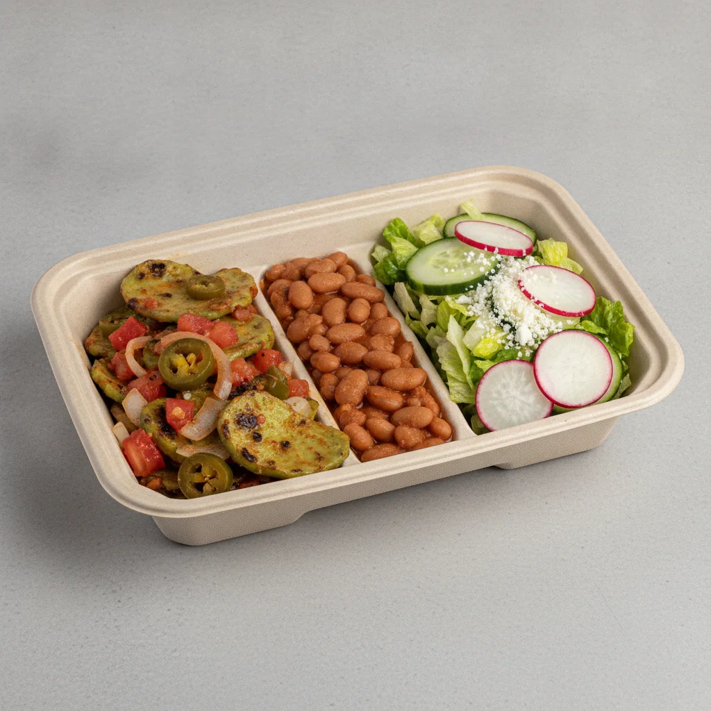 Nopales a La Mexicana Box - Pinto Beans / Mexican Salad Nopales a La Mexicana Box - Pinto Beans / Mexican Salad