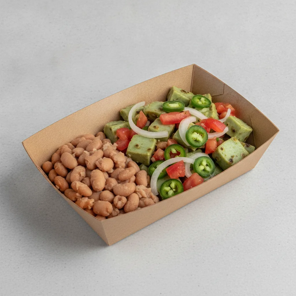 Nopales a La Mexicana Box - Pinto Beans / Nopalitos Salad Nopales a La Mexicana Box - Pinto Beans / Nopalitos Salad