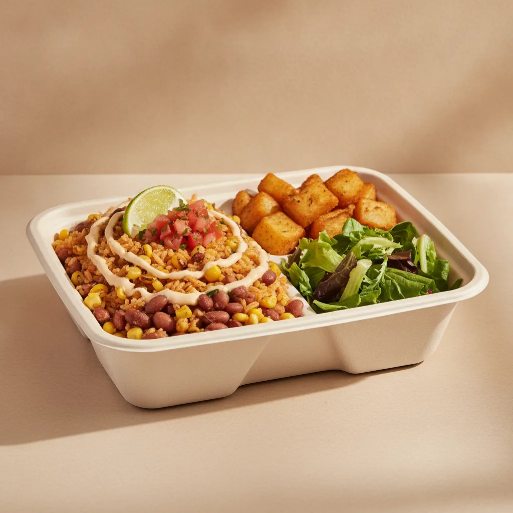 Elote Bowl Box with Home Fries / Green Salad Elote Bowl Box with Home Fries / Green Salad