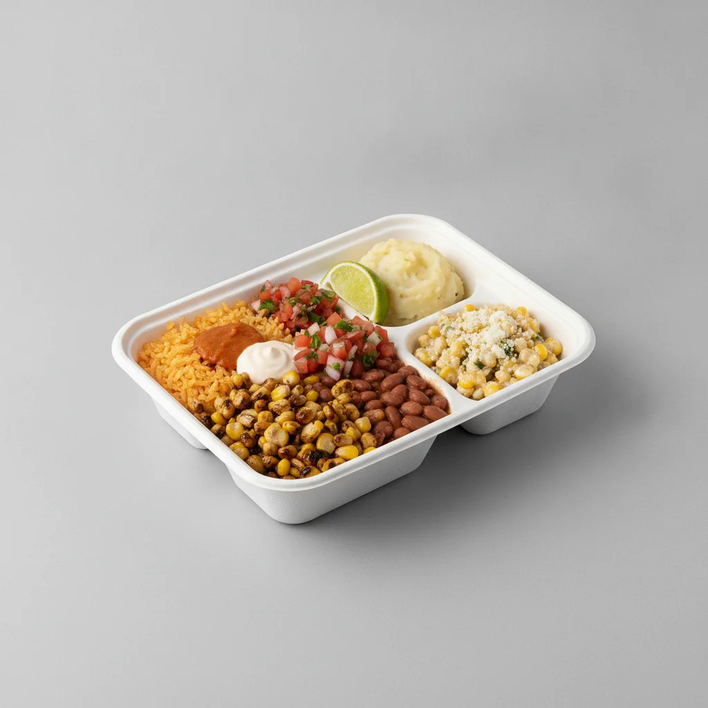 Elote Bowl Box with Mashed Potato / Street Corn Salad Elote Bowl Box with Mashed Potato / Street Corn Salad