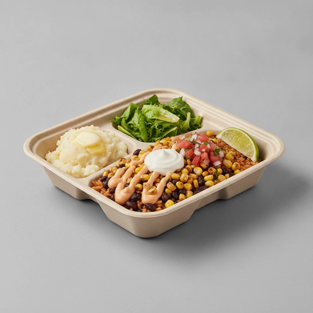 Elote Bowl Box with Mashed Potato / Green Salad Elote Bowl Box with Mashed Potato / Green Salad