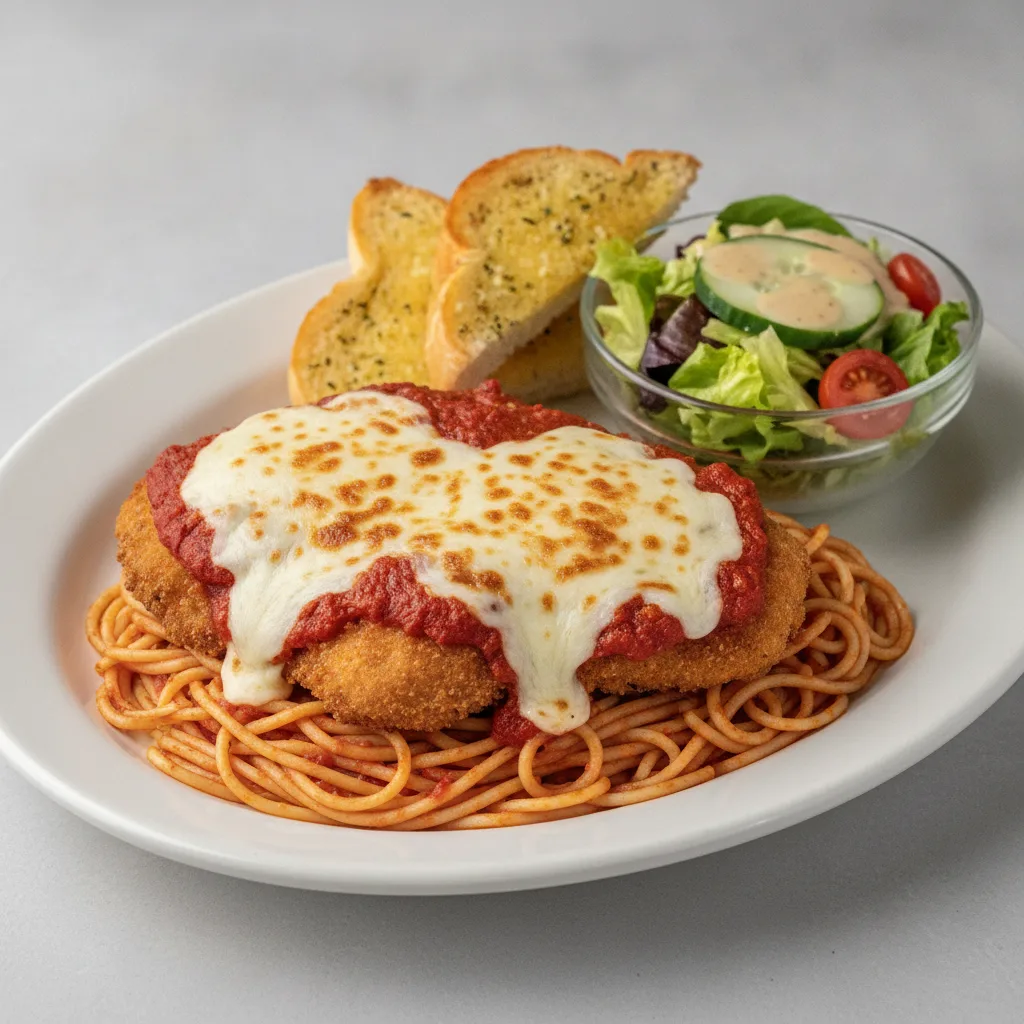 Chicken Parmesan with Spaghetti Chicken Parmesan with Spaghetti
