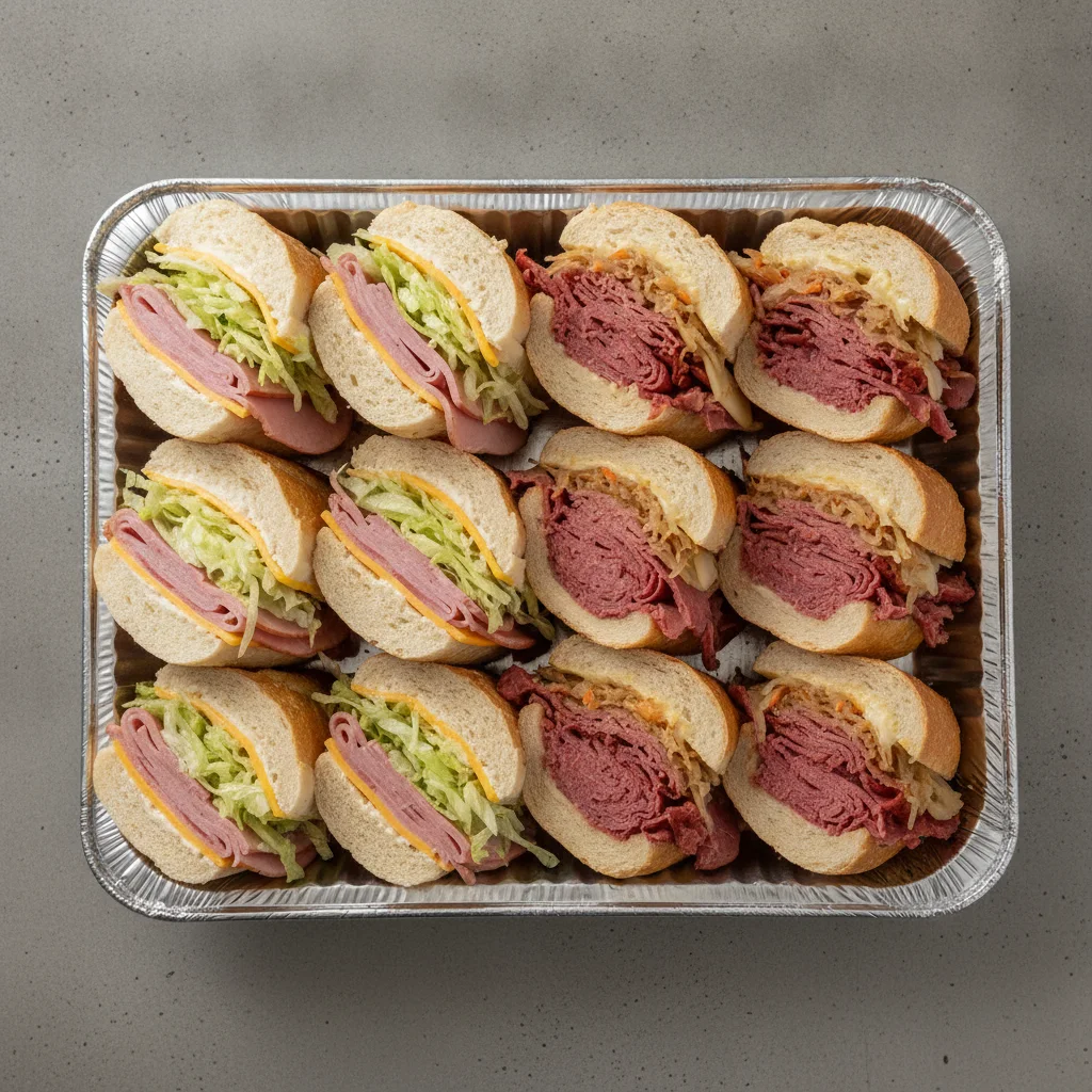 50/50 Hoagie Tray - Ham & Cheese / Corned Beef Special 50/50 Hoagie Tray - Ham & Cheese / Corned Beef Special