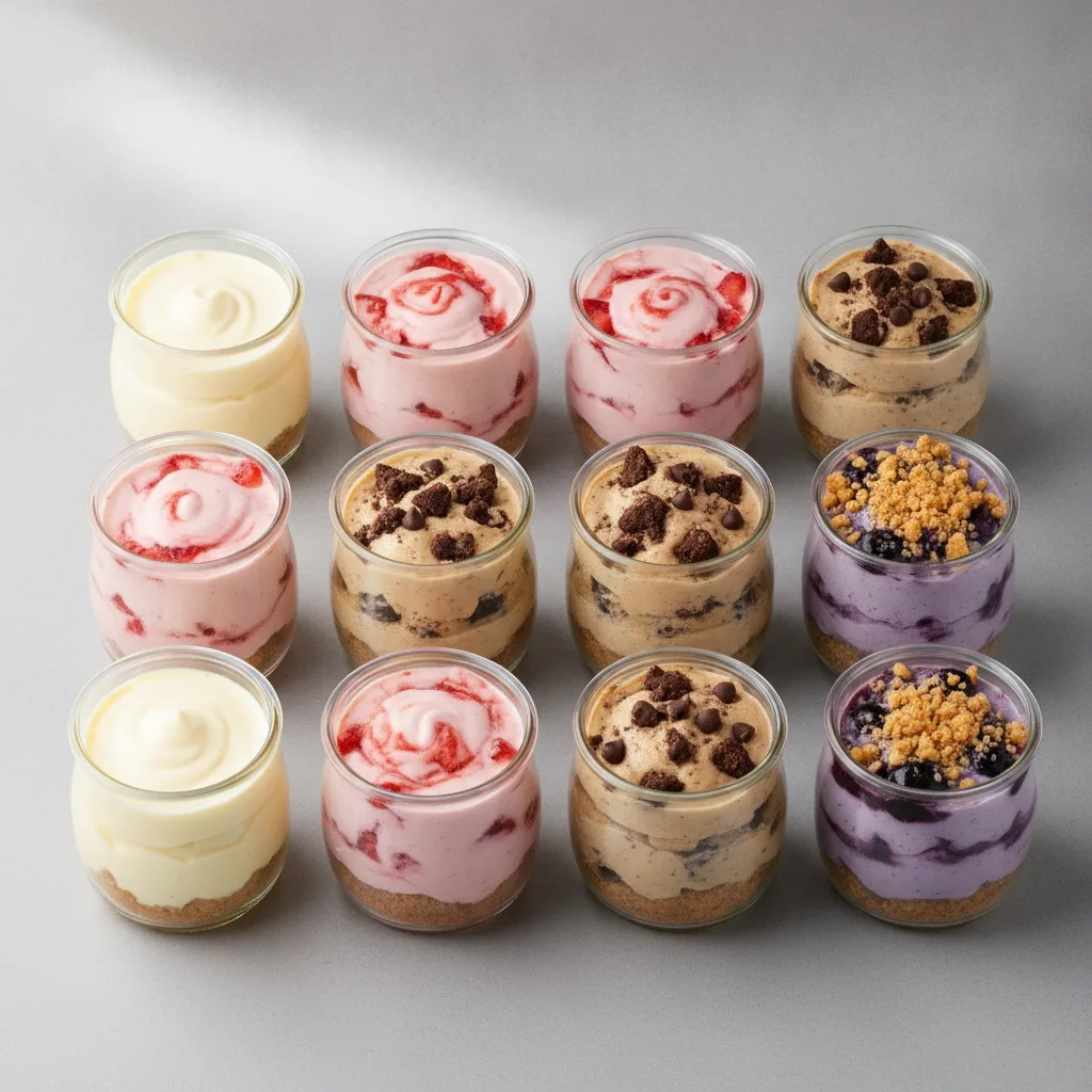 Assorted Cheesecake Cups Assorted Cheesecake Cups