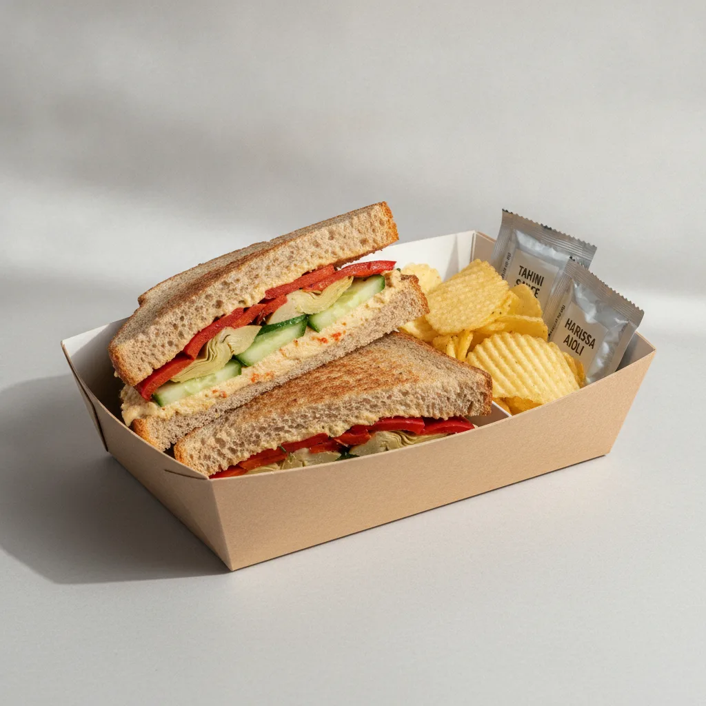 Mediterranean Vegan Boxed Lunch Mediterranean Vegan Boxed Lunch