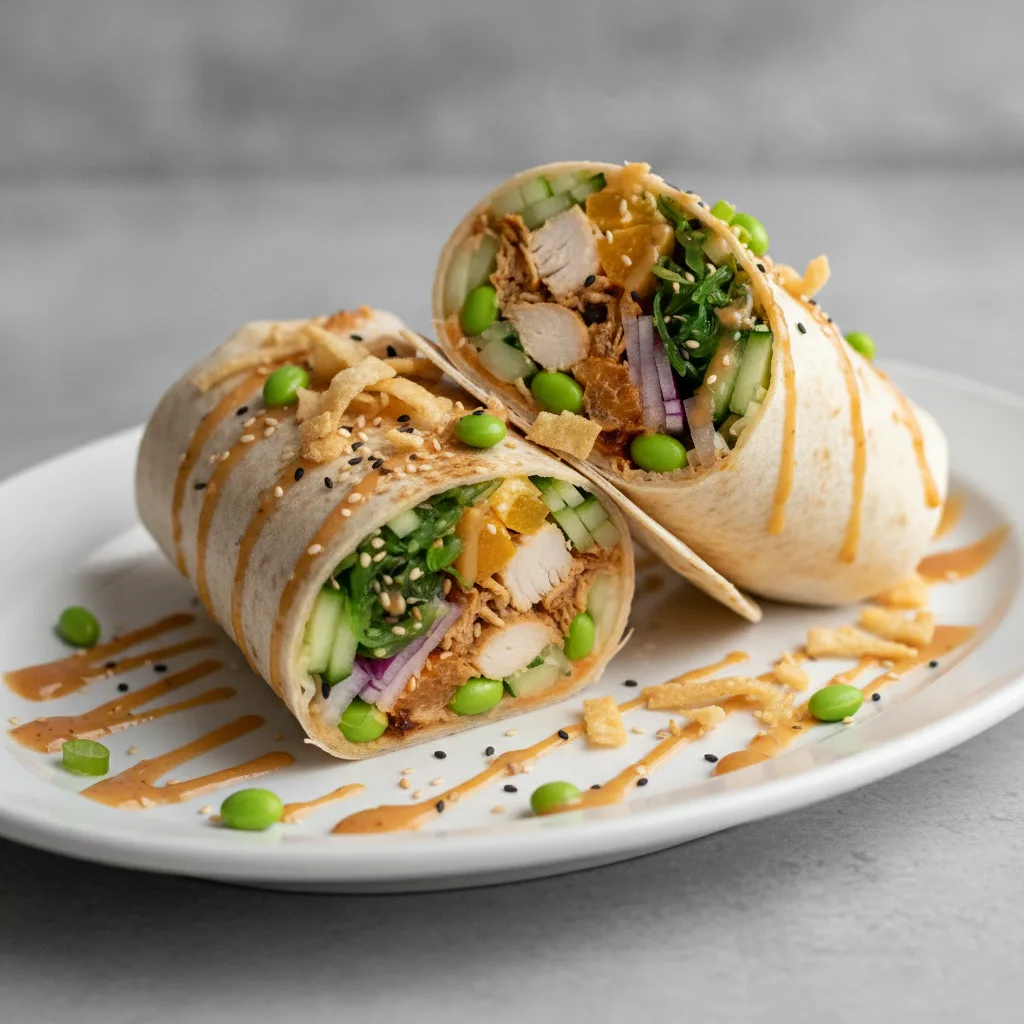 Sweet Sesame Chicken Burrito Platter Sweet Sesame Chicken Burrito Platter