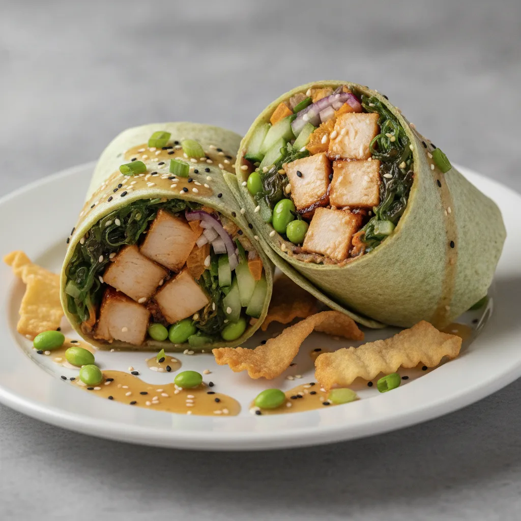 Sweet Sesame Chicken Burrito Platter Sweet Sesame Chicken Burrito Platter