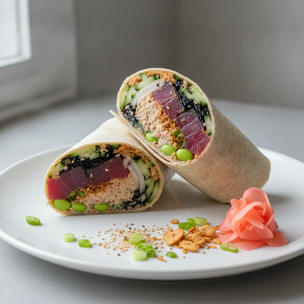 Gluten-Free Umami Ahi Burrito Platter Gluten-Free Umami Ahi Burrito Platter