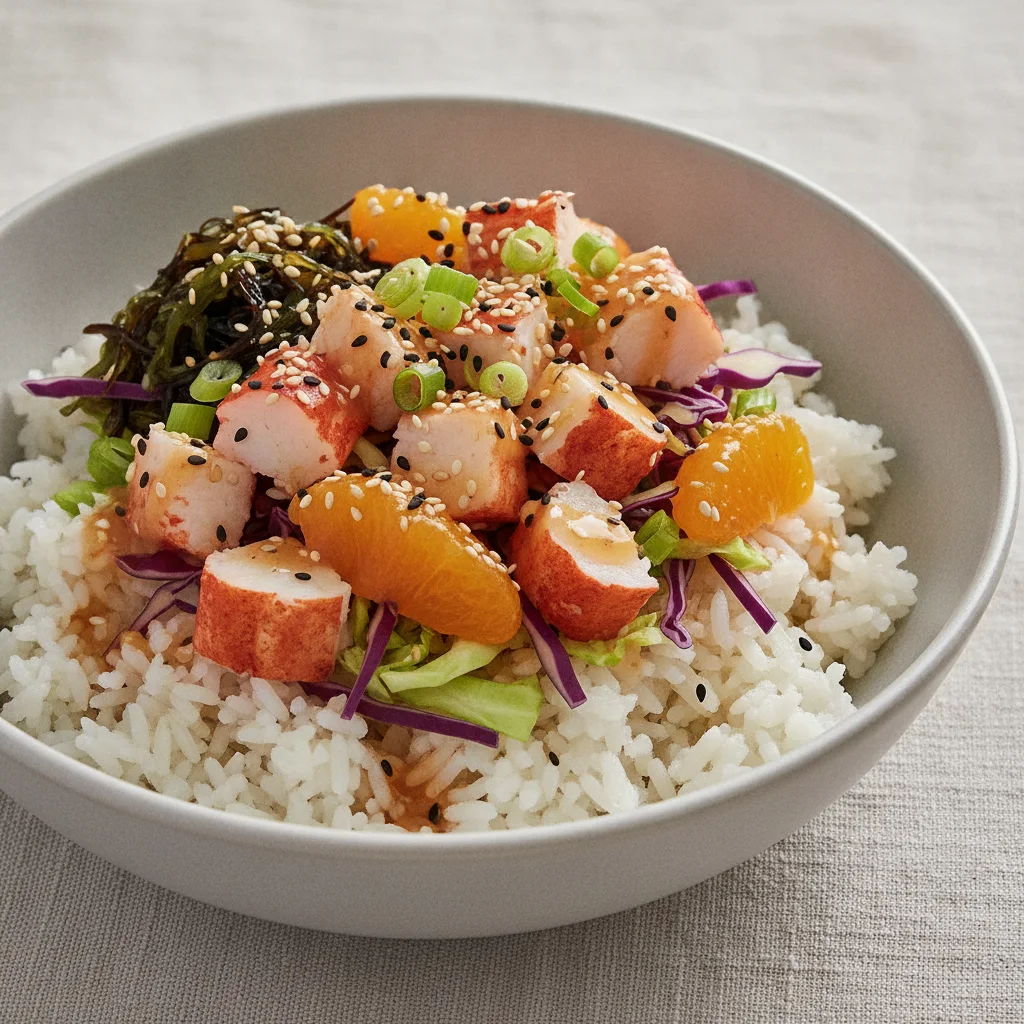 Luxe Lobster Bowl (Regular) — White Rice Luxe Lobster Bowl (Regular) — White Rice