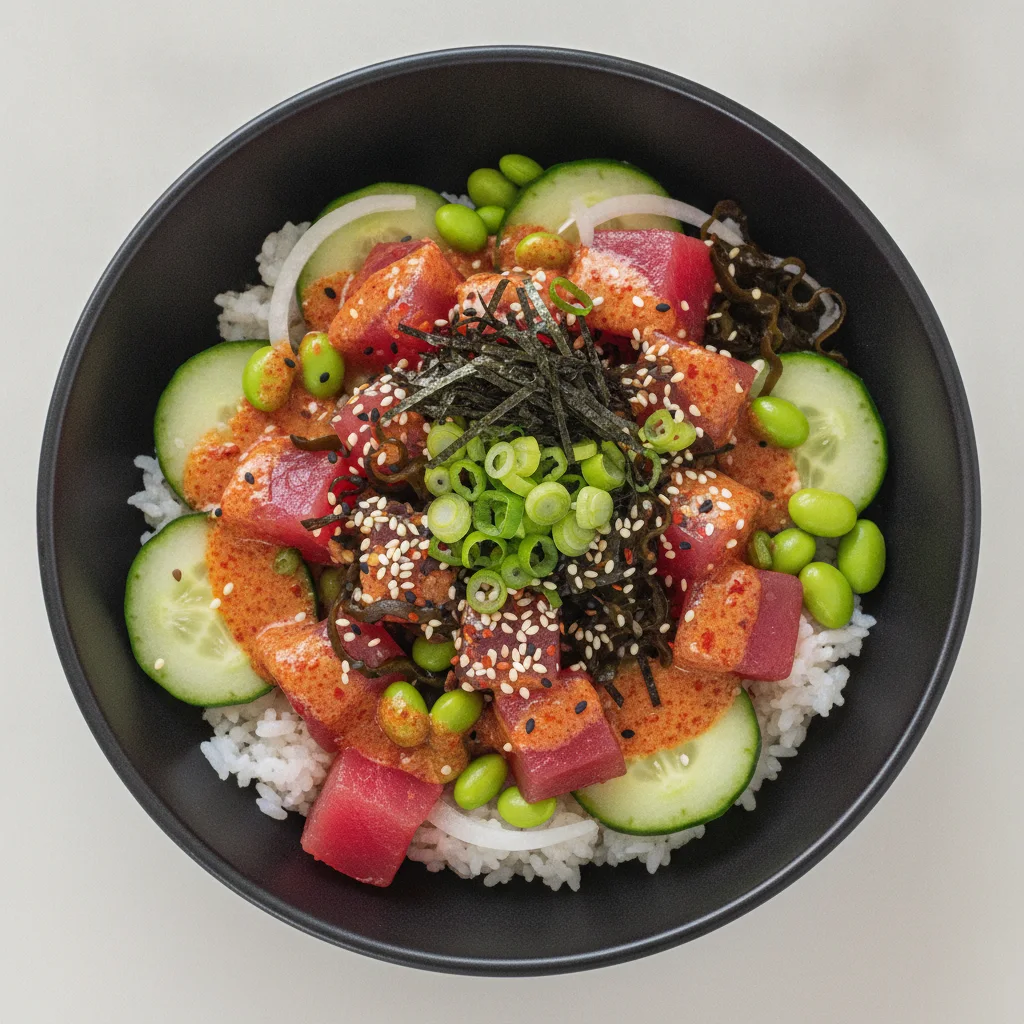 Gluten Free Hawaiian Ahi Bowl (Regular) — White Rice Gluten Free Hawaiian Ahi Bowl (Regular) — White Rice