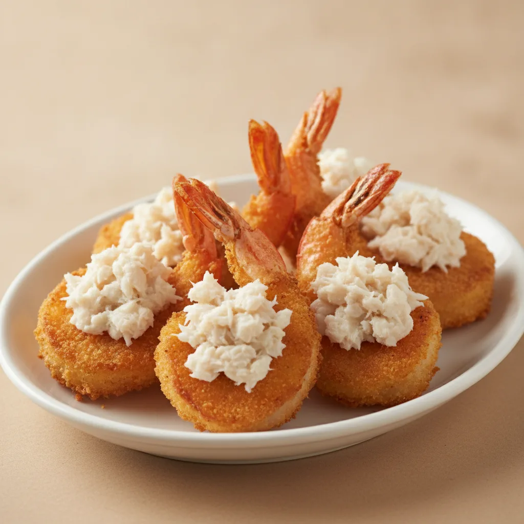 5 Crabmeat Stuffed Jumbo Shrimp Platter 5 Crabmeat Stuffed Jumbo Shrimp Platter
