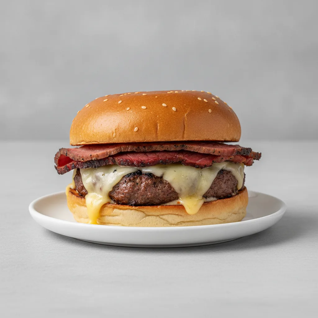 Prime Rib Cheeseburger Sandwich Prime Rib Cheeseburger Sandwich
