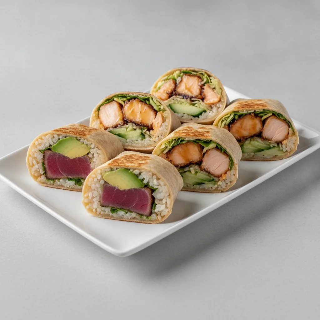 Ahi & Salmon Burrito Platter