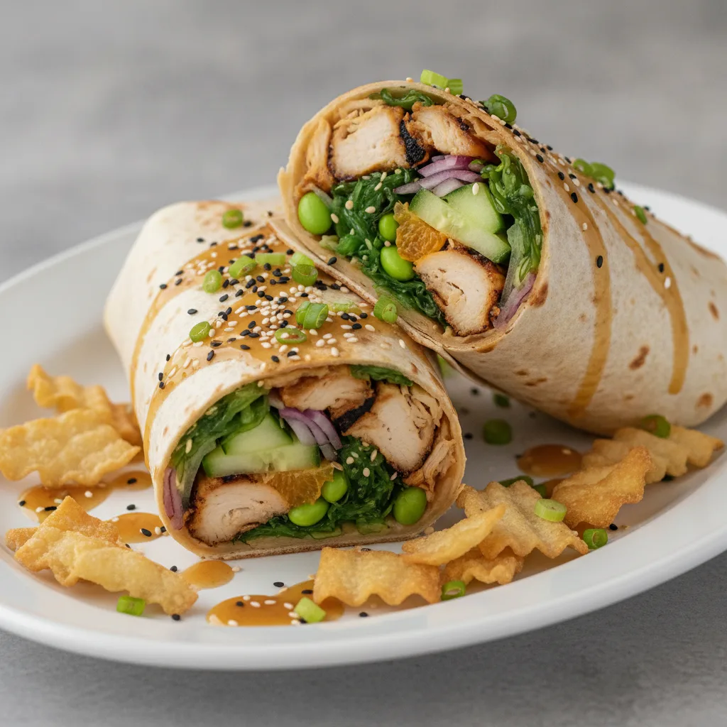Sweet Sesame Chicken Burrito Platter