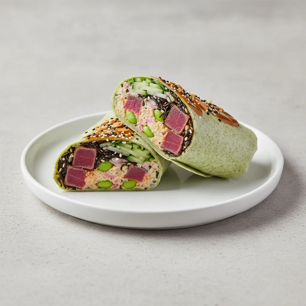 Gluten-Free Umami Ahi Burrito Platter