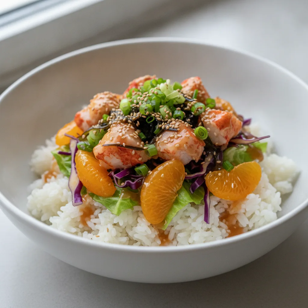 Luxe Lobster Bowl (Regular) — White Rice