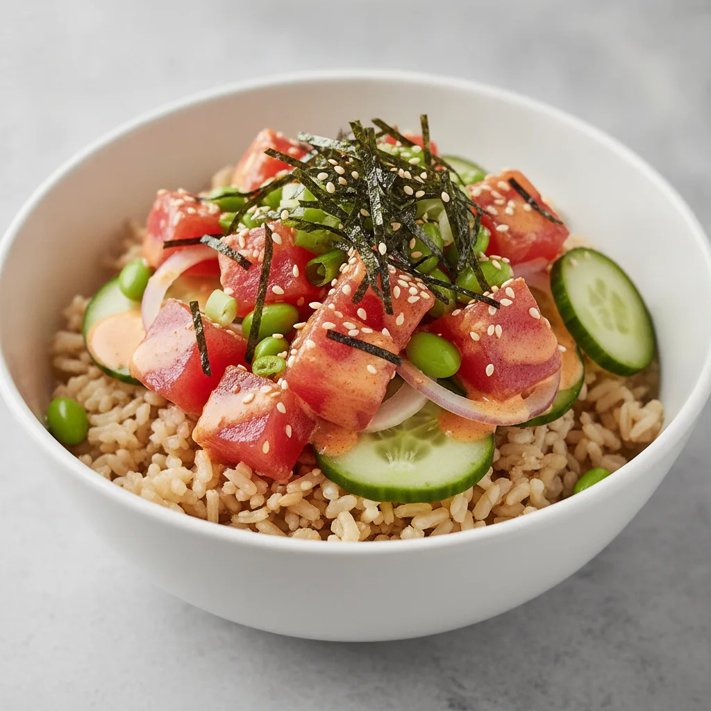 Gluten Free Spicy Ahi Bowl (Regular) — Brown Rice