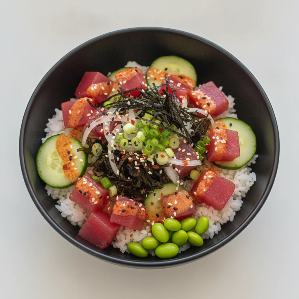 Gluten Free Hawaiian Ahi Bowl (Regular) — White Rice