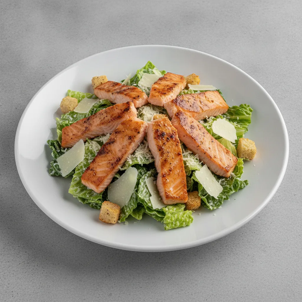 Salmon Caesar Salad Salmon Caesar Salad