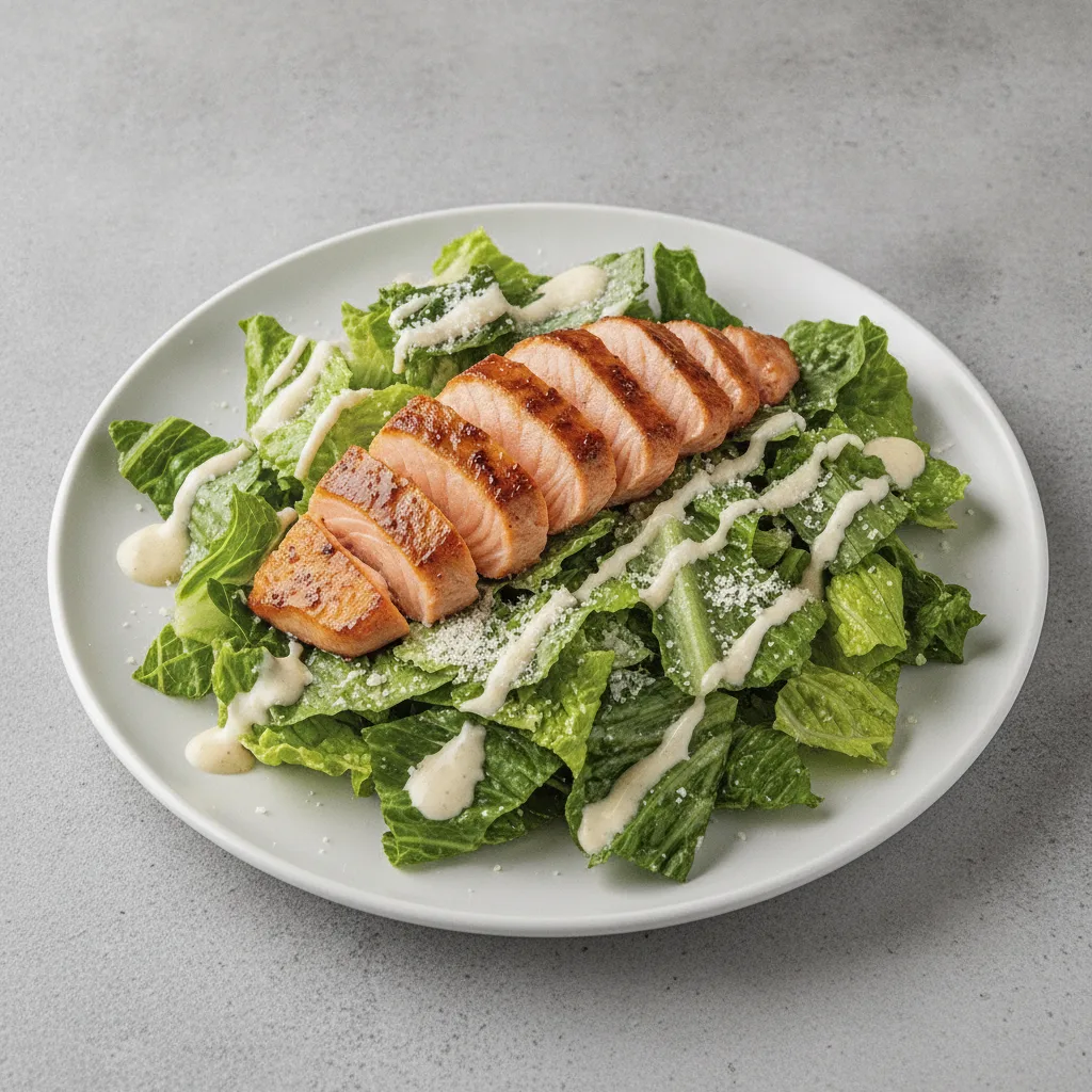 Gluten Free Salmon Caesar Salad Gluten Free Salmon Caesar Salad