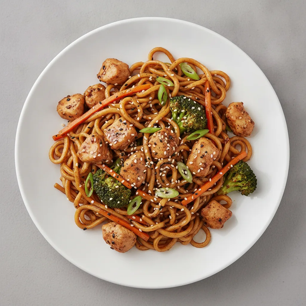 Mongolian Chicken with Lo Mein Mongolian Chicken with Lo Mein