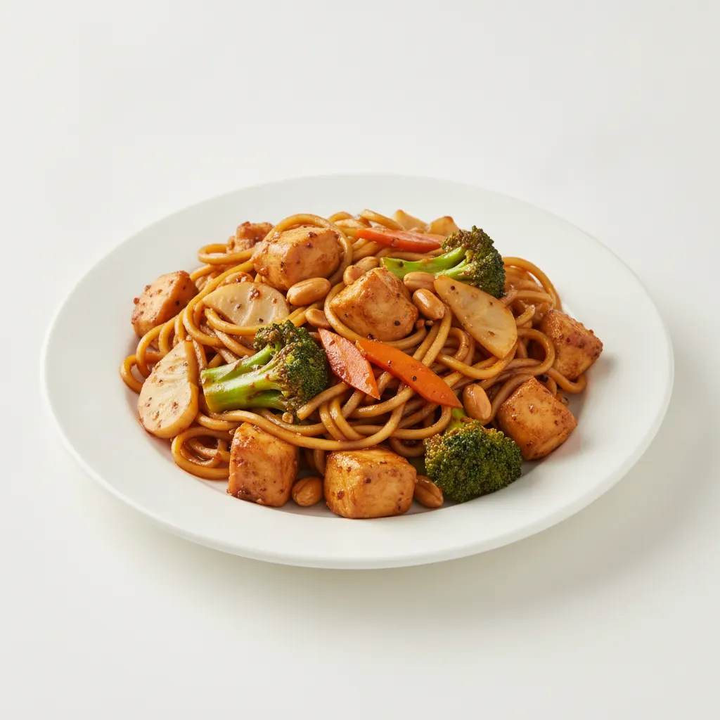 Kung Pao Chicken with Lo Mein Kung Pao Chicken with Lo Mein