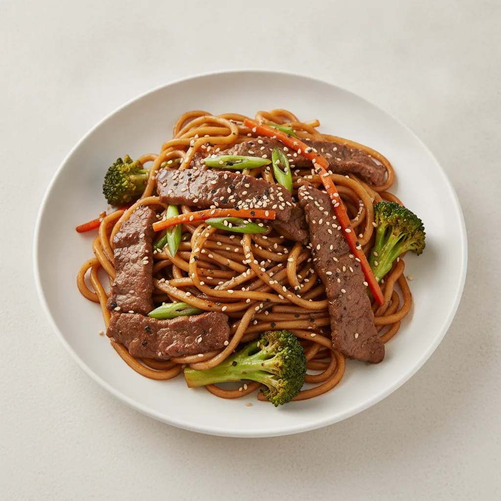 Mongolian Beef with Lo Mein Mongolian Beef with Lo Mein