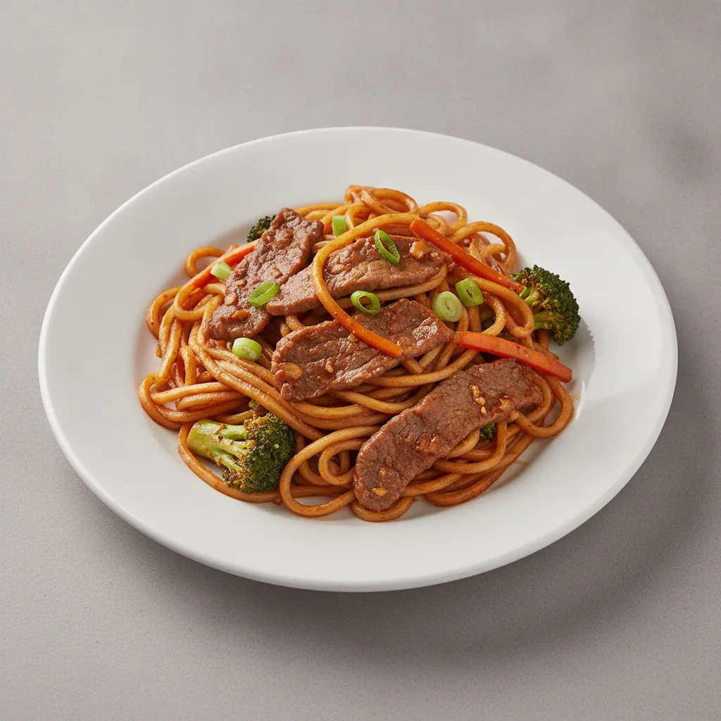 Szechuan Beef with Lo Mein Szechuan Beef with Lo Mein