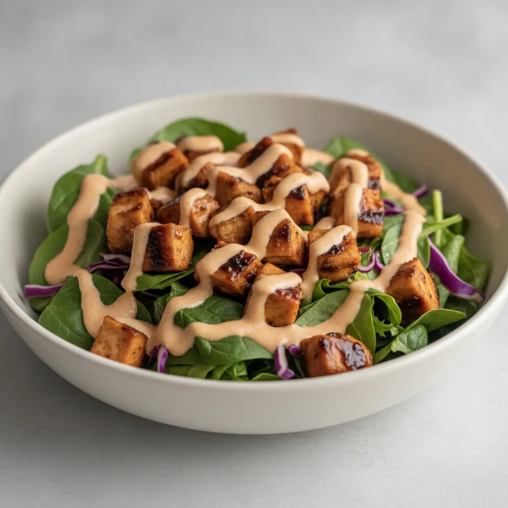 Teriyaki Chicken Salad with Asian Ginger Dressing Teriyaki Chicken Salad with Asian Ginger Dressing