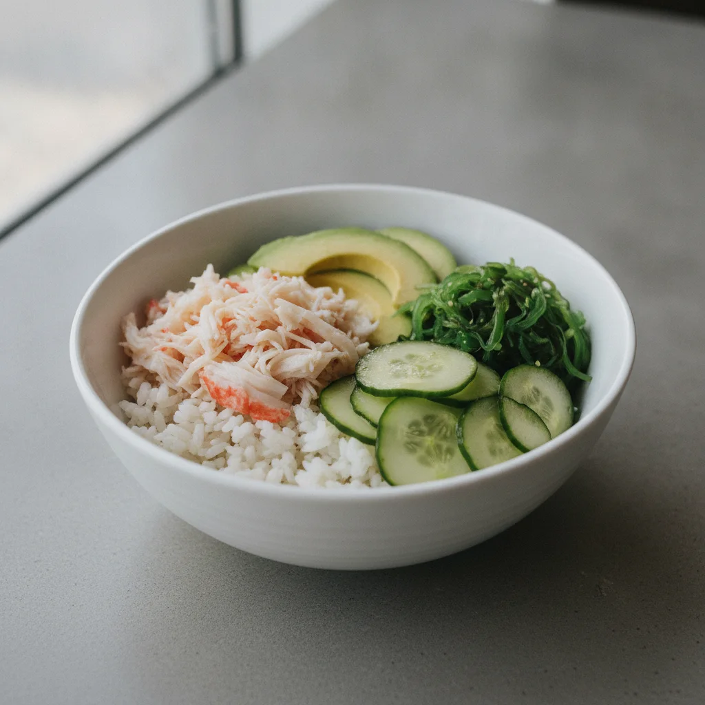 Krabmeat Rice Bowl