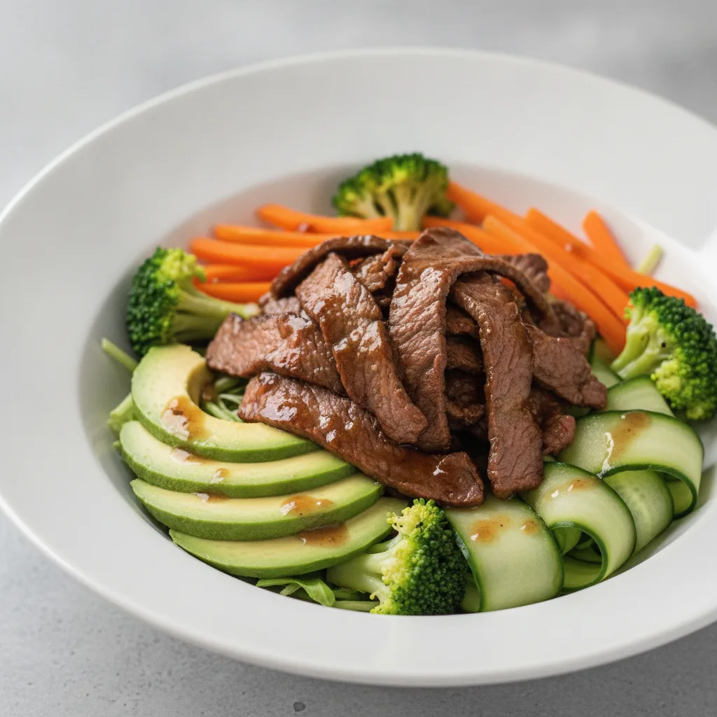 Beef Teriyaki Salad