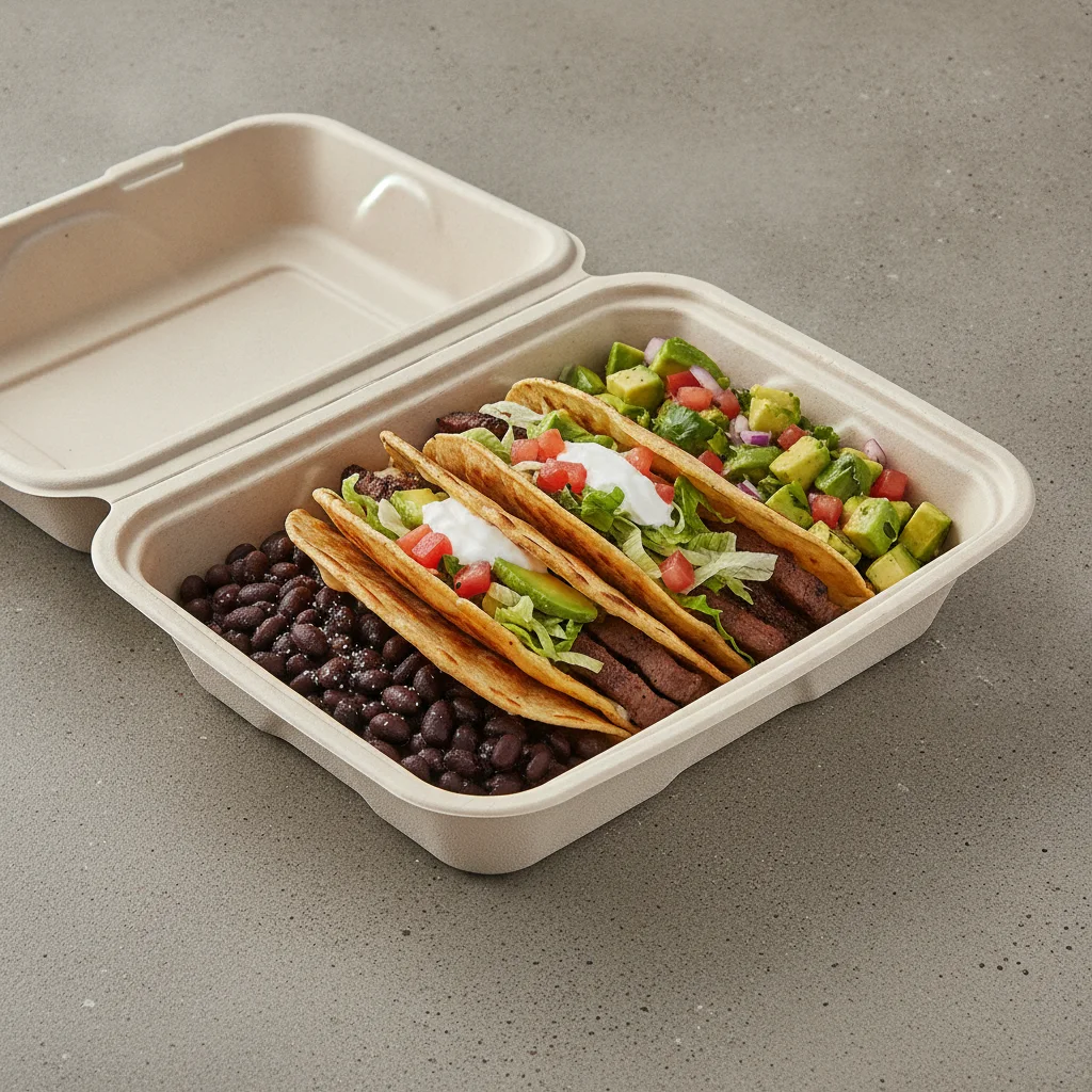Quesadilla Box — Steak with Black Beans / Avocado Salad Quesadilla Box — Steak with Black Beans / Avocado Salad