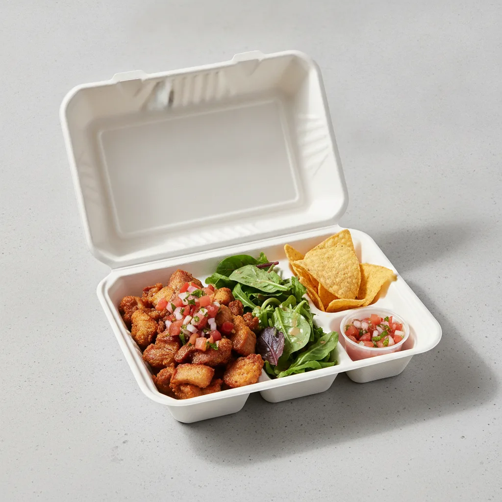 Carnitas Boxed Lunch — Pico and Chips / Green Salad Carnitas Boxed Lunch — Pico and Chips / Green Salad