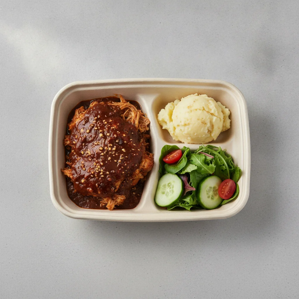 Mole Boxed Lunch with Mashed Potato / Green Salad Mole Boxed Lunch with Mashed Potato / Green Salad