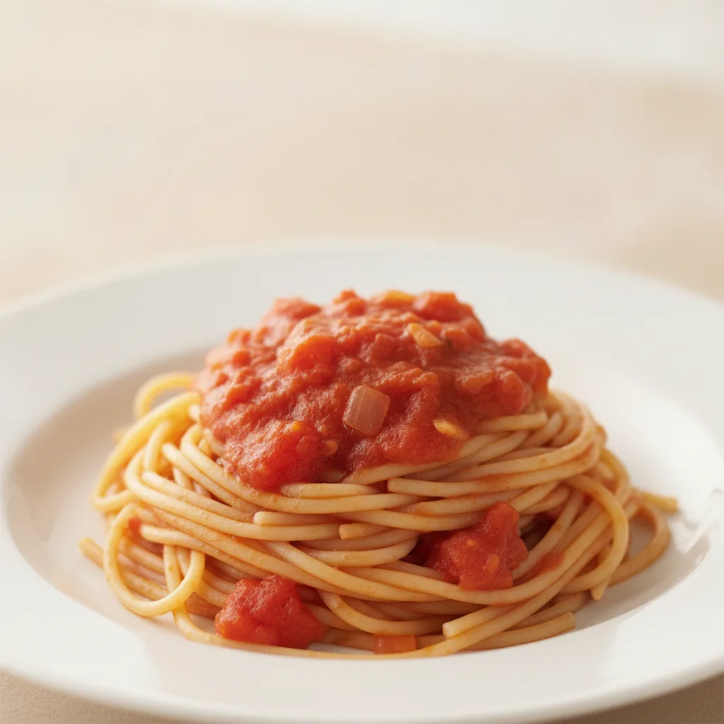 Spaghetti with Marinara Sauce