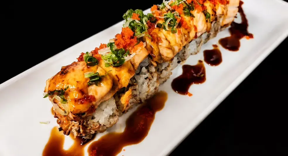 Baked Salmon Roll Box