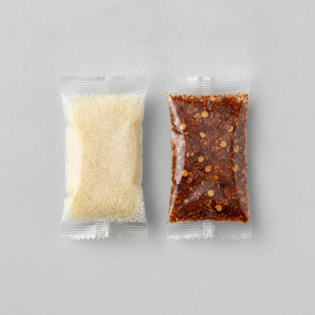 Parmesan Cheese & Pepper Flake Packets
