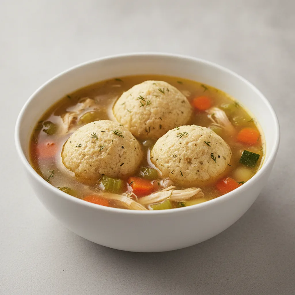 Grandma Style Soup with Matzah Balls Grandma Style Soup with Matzah Balls