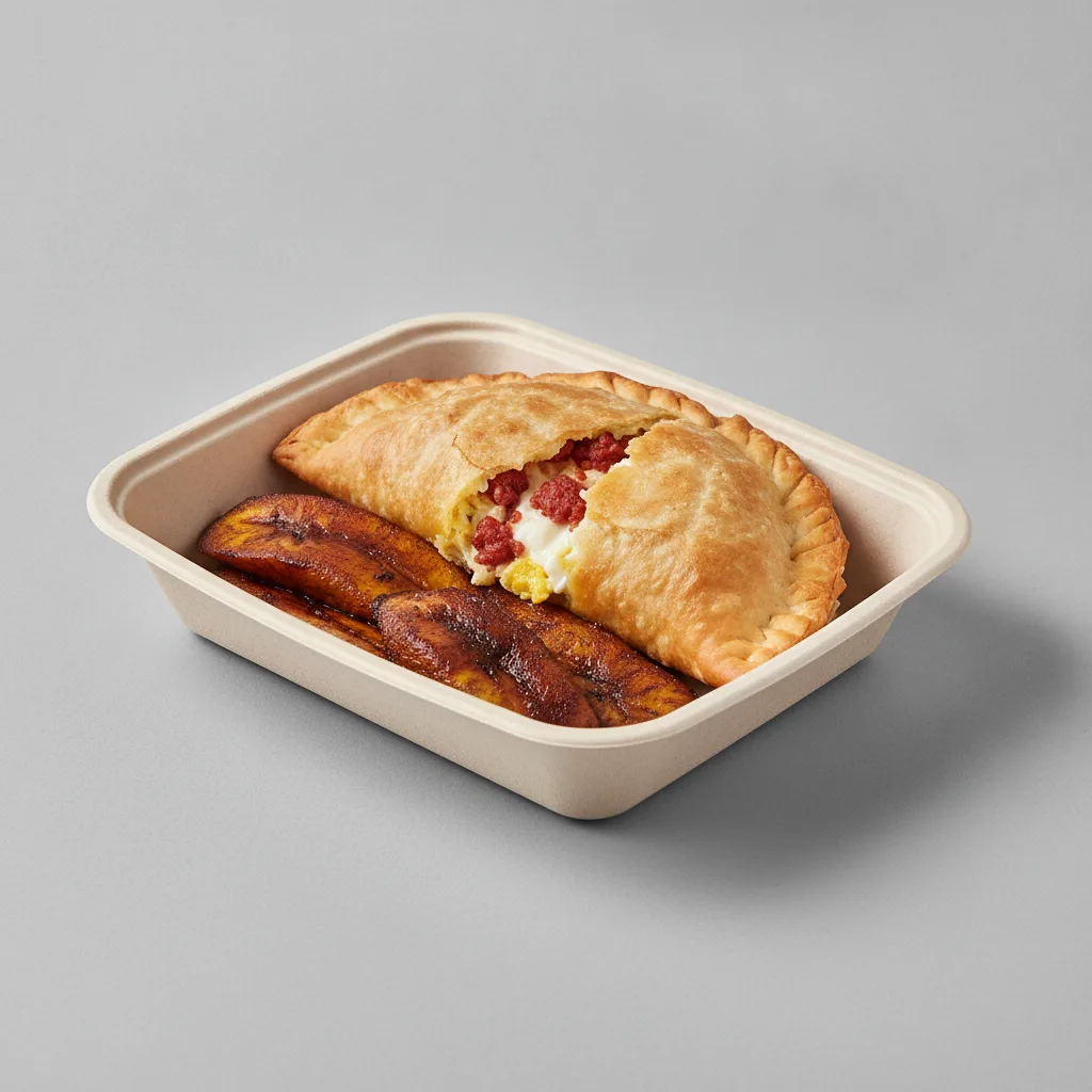 Chorizo Empanada with Maduros