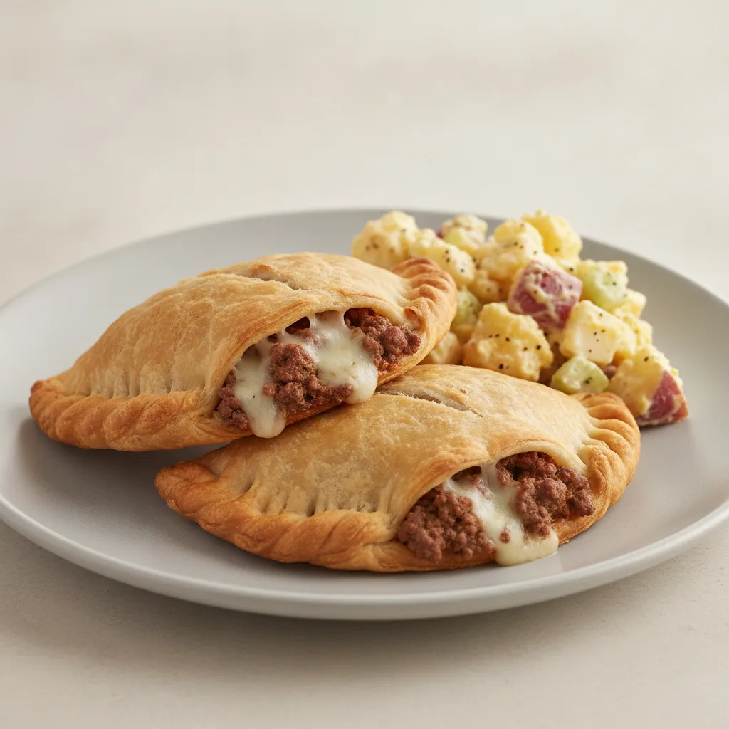 Macho Man Empanada with Papi's Potato Salad