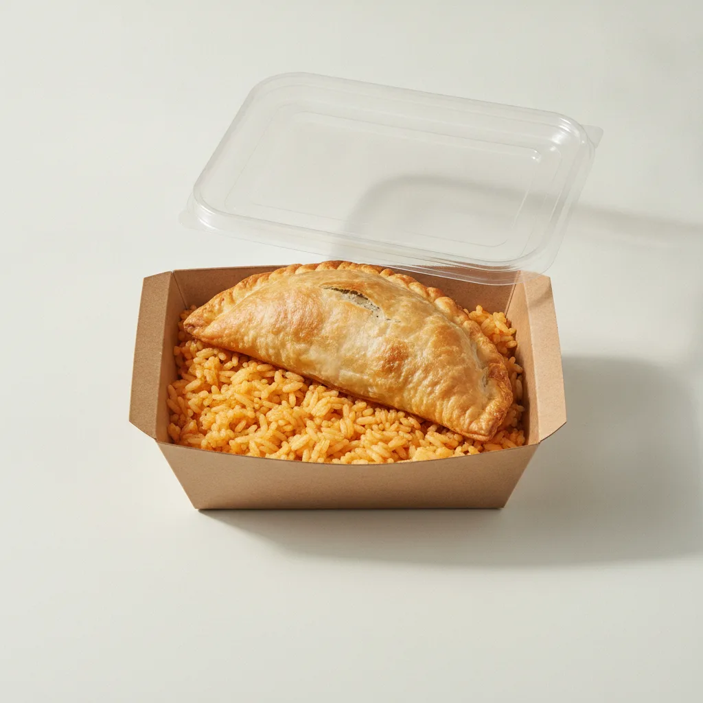 Veggie Empanada with Double Rice