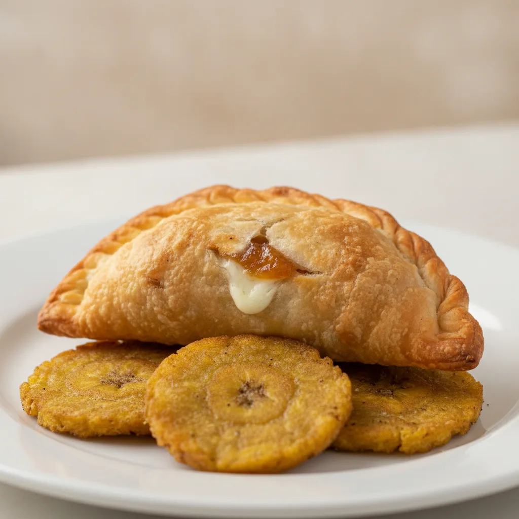 Guavacito Empanada with Tostones