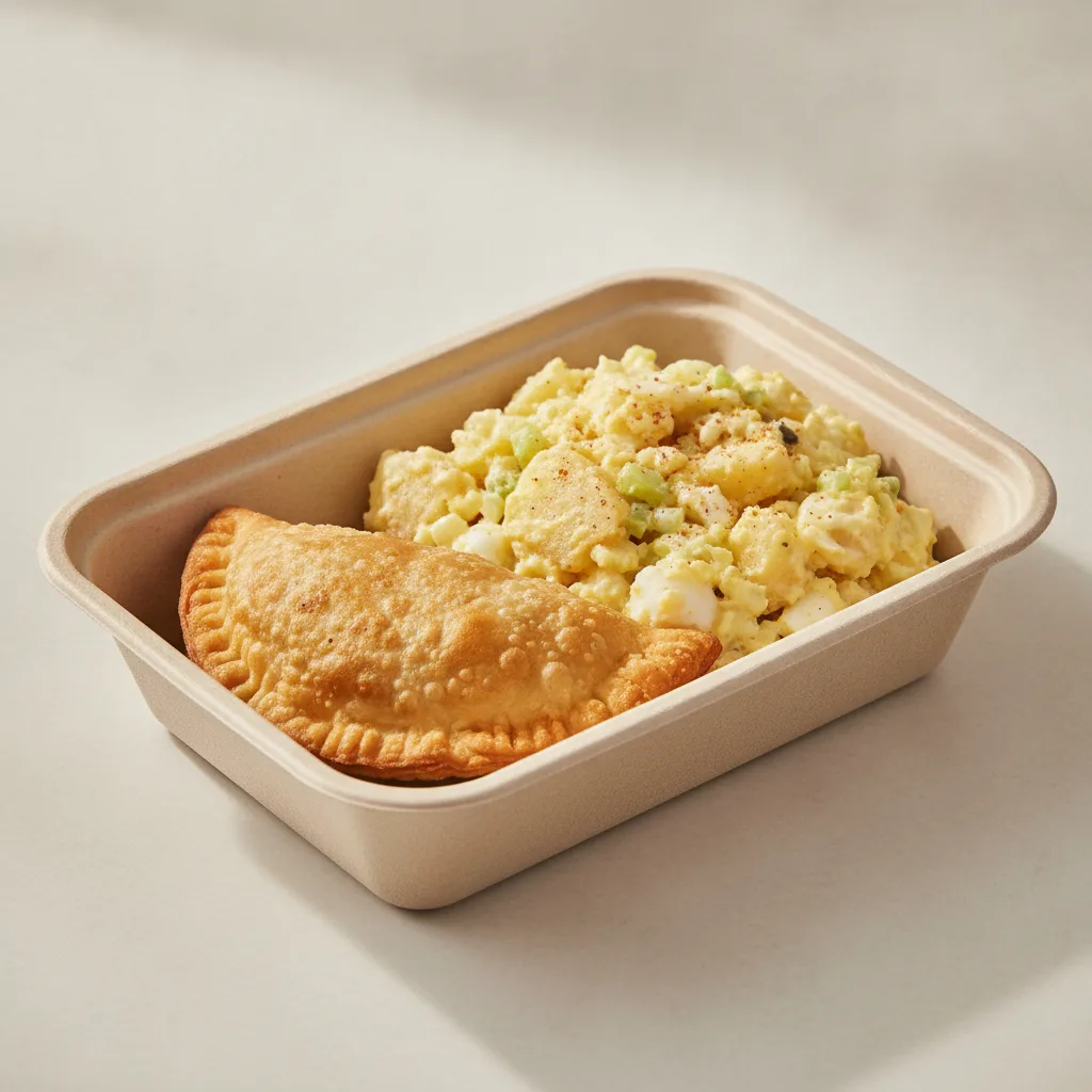 Guavacito Empanada with Papi's Potato Salad