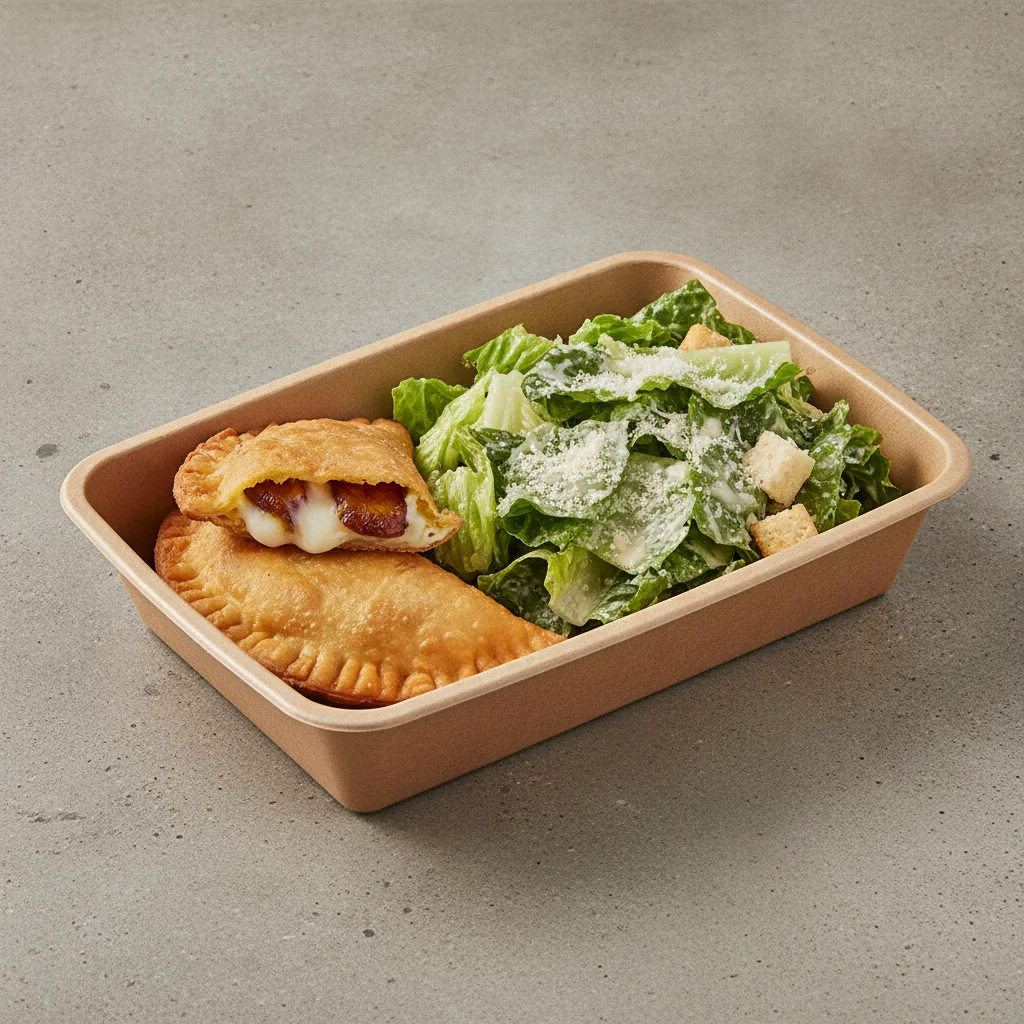 Yunque Empanada with Caesar Salad