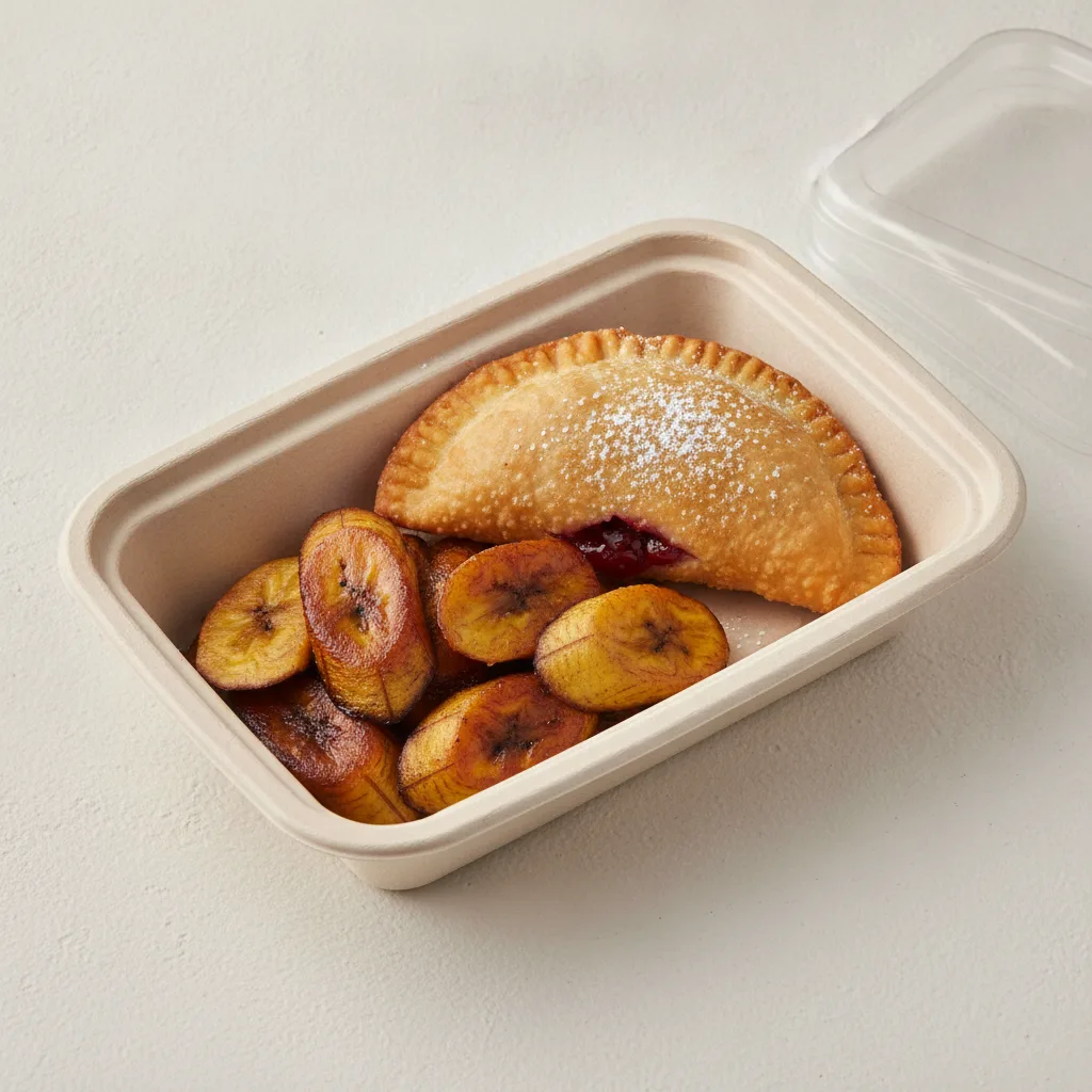 Cherry Pie Empanada with Maduros