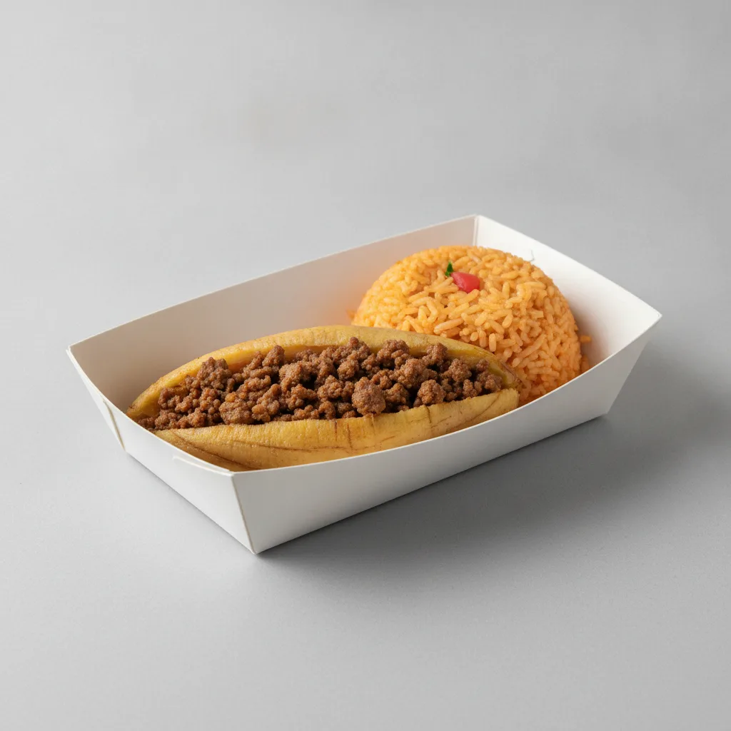 Stuffed Plantain - Double Rice