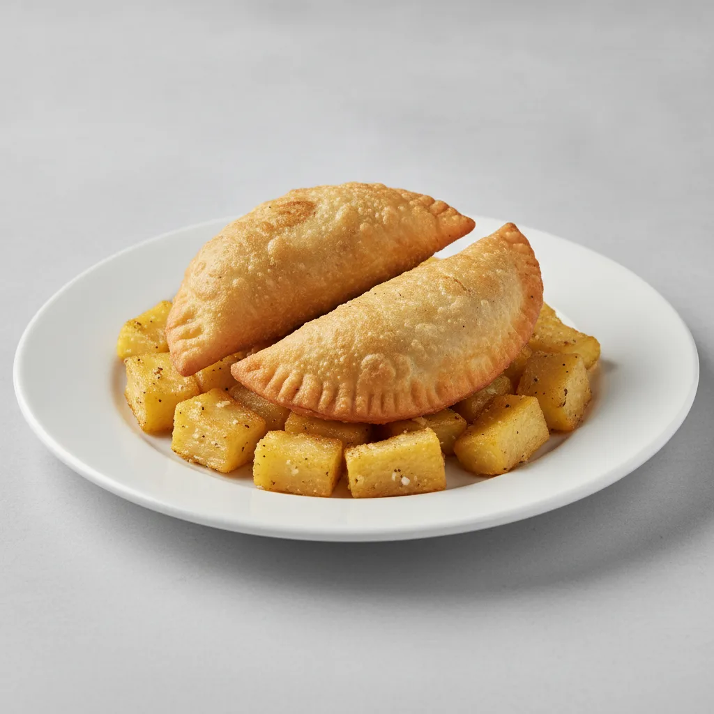 2 Flaka Empanada with Yuca Al Mojo