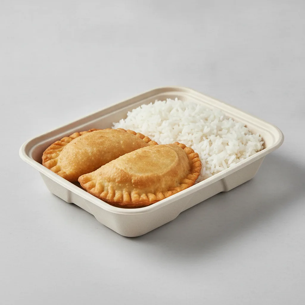 2 Flaka Empanada with Double Rice