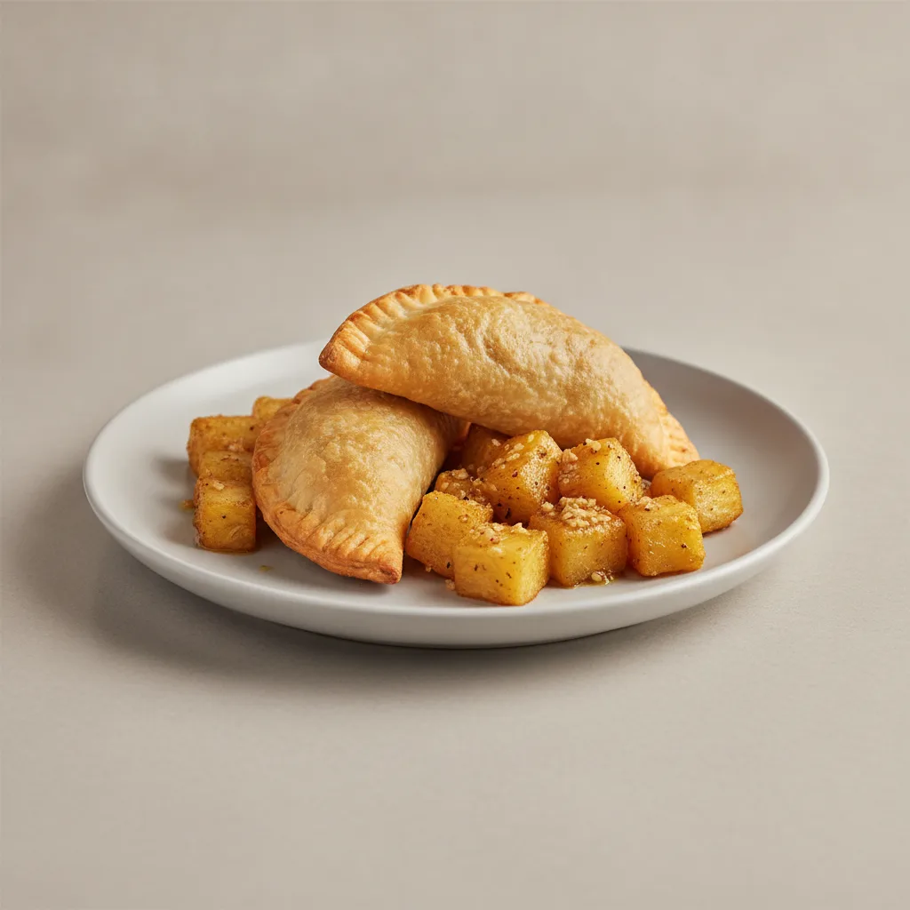 2 Lechon Empanadas with Yuca Al Mojo